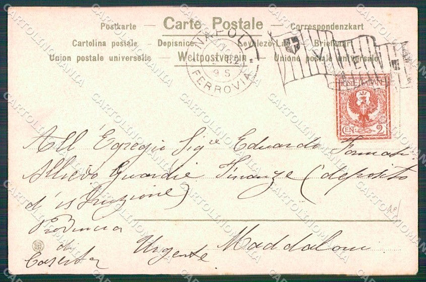 Artist Signed Little Boy PIEGHINE cartolina XP9544 – retro