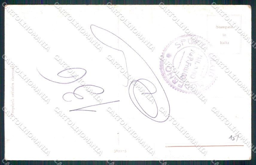 Artist Signed Romantic Couple serie 3199-5 cartolina XP9549 – retro