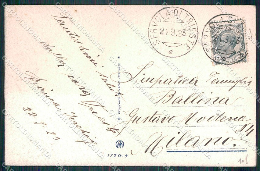 Artist Signed Colombo Dutch Couple serie 1720-4 PIEGHINE cartolina XP9566 – retro
