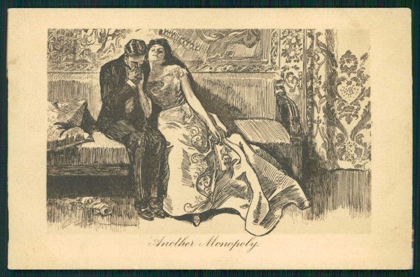 Artist Signed Dana Gibson Lady Another Monopoly cartolina XP9587 – fronte