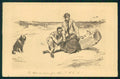 Artist Signed Dana Gibson Lady cartolina XP9588 – fronte