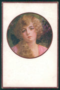 Artist Signed Simeone Glamour Fashion Lady serie 165-4 cartolina XP9603 – fronte