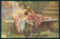 Artist Signed Gatti Romantic Couple serie 3195-1 cartolina XP9615 – fronte