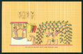 Artist Signed Egypt Pressing Wine Vendemmia cartolina XP9640 – fronte