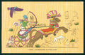 Artist Signed Egypt Thebes Tutankhamen cartolina XP9642 – fronte