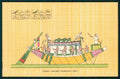 Artist Signed Egypt Thebes Pharaonic Boat cartolina XP9643 – fronte
