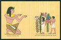 Artist Signed Egypt Pharaonic cartolina XP9644 – fronte
