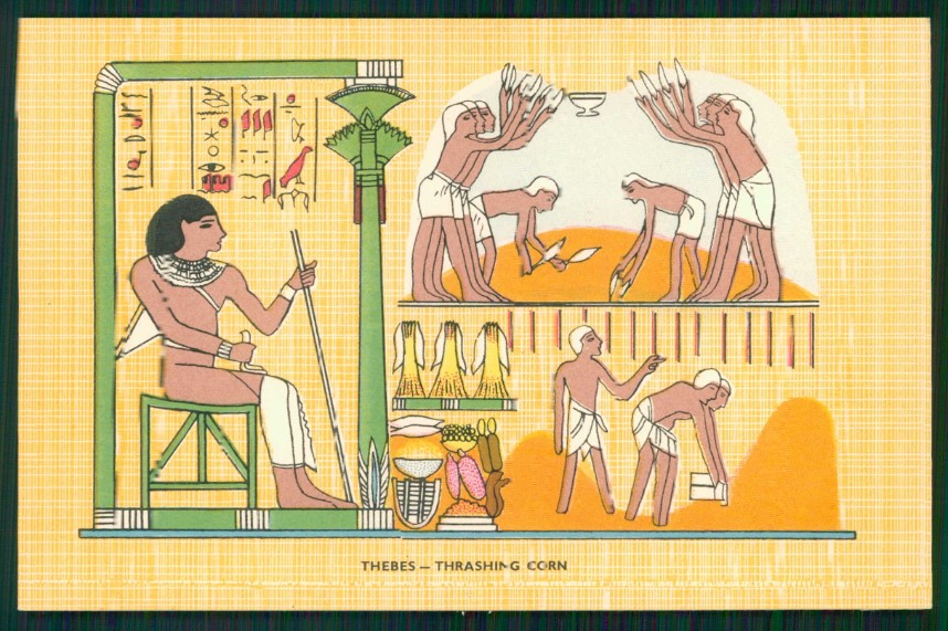 Artist Signed Egypt Thebes cartolina XP9646 – fronte