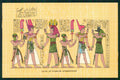Artist Signed Egypt Pharaoh Amenkepeshef cartolina XP9647 – fronte