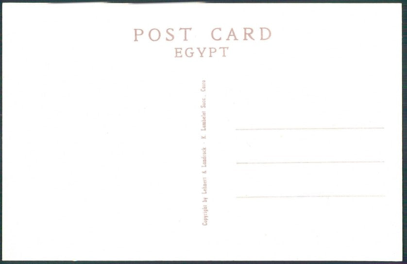 Artist Signed Egypt Pharaoh cartolina XP9648 – retro