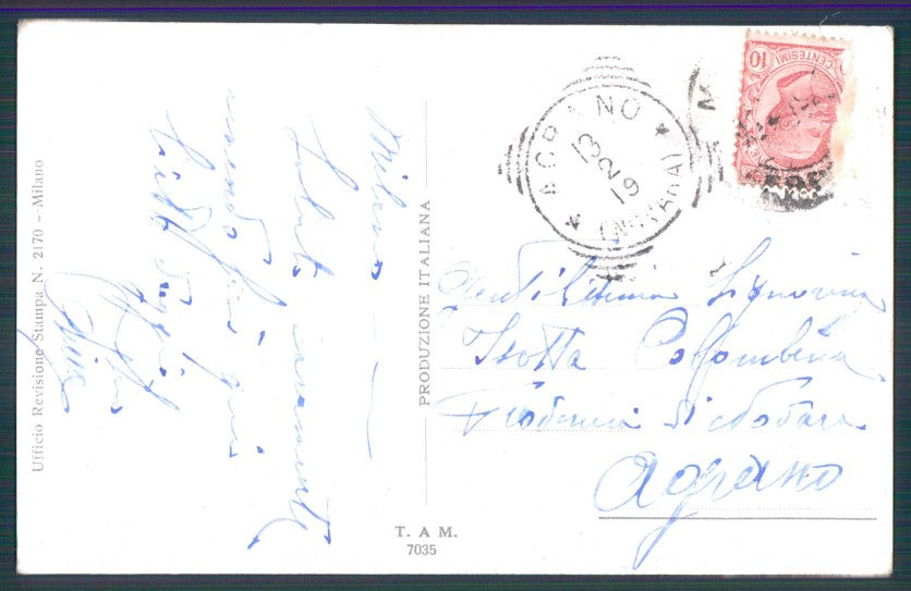Artist Signed Villa Villani Romantic Couple serie 7035 cartolina XP9690 – retro