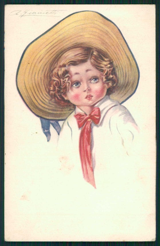 Artist Signed A. Giametti Girl serie 263-1 cartolina XP9718 – fronte