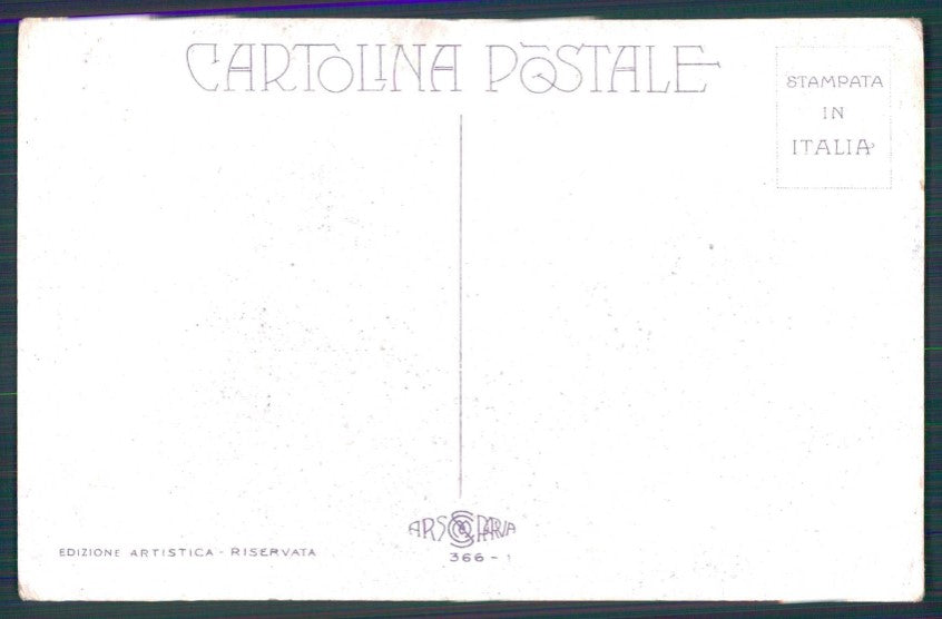 Artist Signed Glamour Fashion Lady serie 366-1 cartolina XP9748 – retro