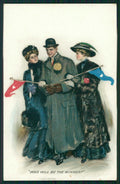 Artist Signed C. F. Underwood Couple cartolina XP9767 – fronte