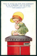 Artist Signed D. Tempest Girl Mail Box serie 338 cartolina XP9771 – fronte