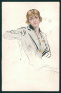 Artist Signed Mazza Glamour Fashion Lady serie 330-4 cartolina XP9772 – fronte