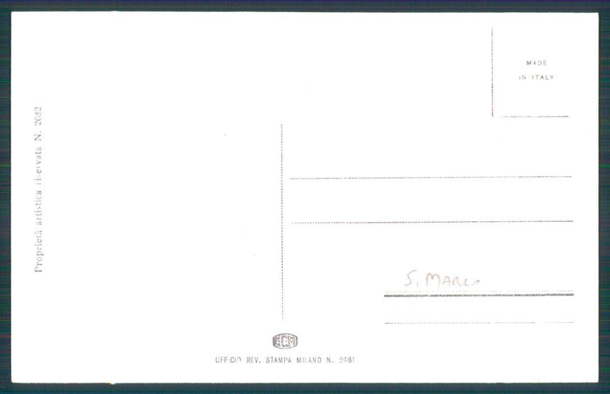 Artist Signed San Marco Kiss Romantic Couple serie 2082 cartolina XP9813 – retro