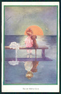 Artist Signed T. Gilson Gilr serie 51431 cartolina XP9855 – fronte