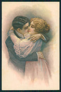 Artist Signed San Marco Kiss Romantic Couple serie 2023 cartolina XP9873 – fronte