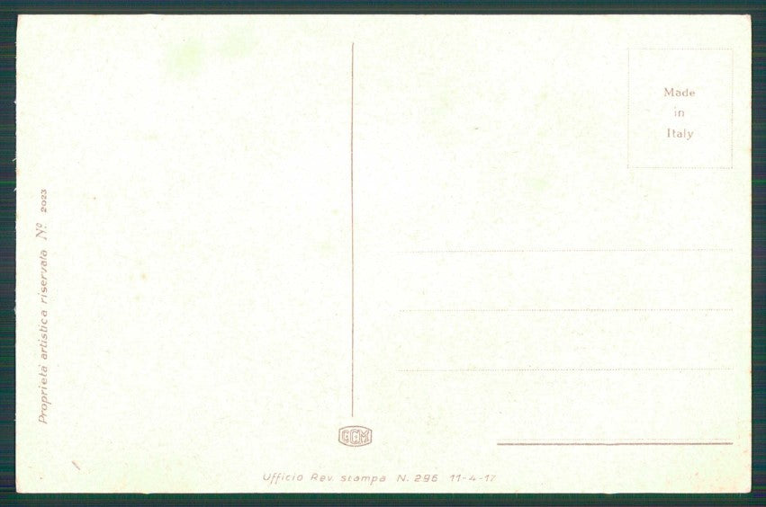 Artist Signed San Marco Kiss Romantic Couple serie 2023 cartolina XP9873 – retro