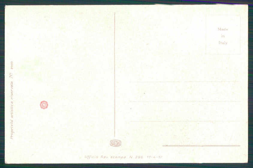 Artist Signed San Marco Romantic Couple serie 2023 cartolina XP9894 – retro
