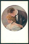 Artist Signed Simeone ? Romantic Couple serie 70-2 cartolina XP9902 – fronte