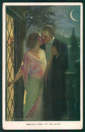 Artist Signed Alfred Dewey Romantic Couple Reinthal serie 462 cartolina XP9914 – fronte