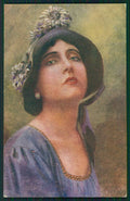 Artist Signed F. Spotti Actress Francesca Bertini serie 101 cartolina XP9921 – fronte