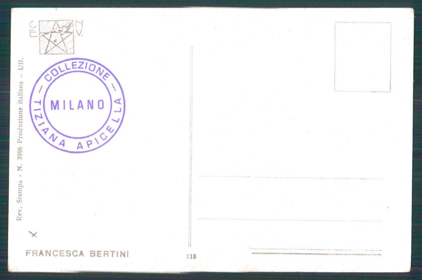Artist Signed F. Spotti Actress Francesca Bertini serie 118 cartolina XP9923 – retro