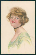 Artist Signed Pearle Fidler LeMunyan Glamour Lady serie 80 cartolina XP9970 – fronte