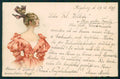 Artist Signed Lady Theo Stroefer ABRASA cartolina XP9986 – fronte