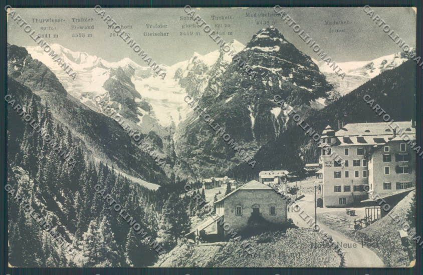 Bolzano Stelvio Trafoi cartolina ZB0001 – fronte
