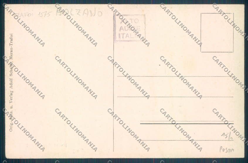 Bolzano Stelvio Trafoi cartolina ZB0001 – retro