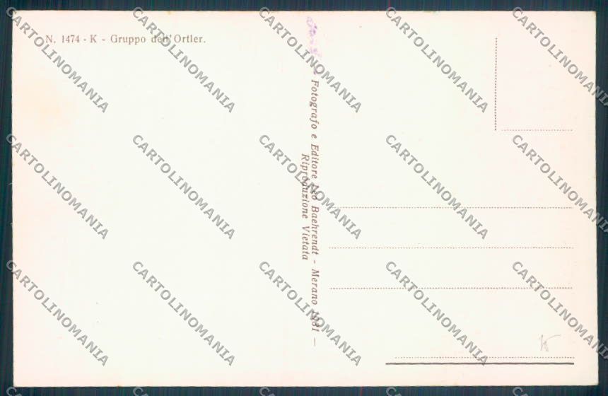 Bolzano Stelvio Trafoi cartolina ZB0009 – retro