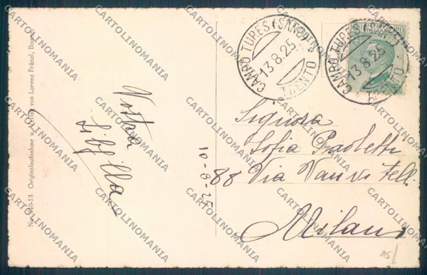 Bolzano Campo Tures cartolina ZB0041 – retro