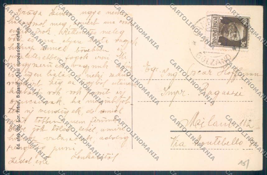 Bolzano Campo Tures cartolina ZB0046 – retro