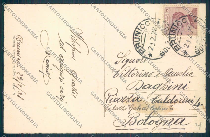 Bolzano Campo Tures cartolina ZB0050 – retro