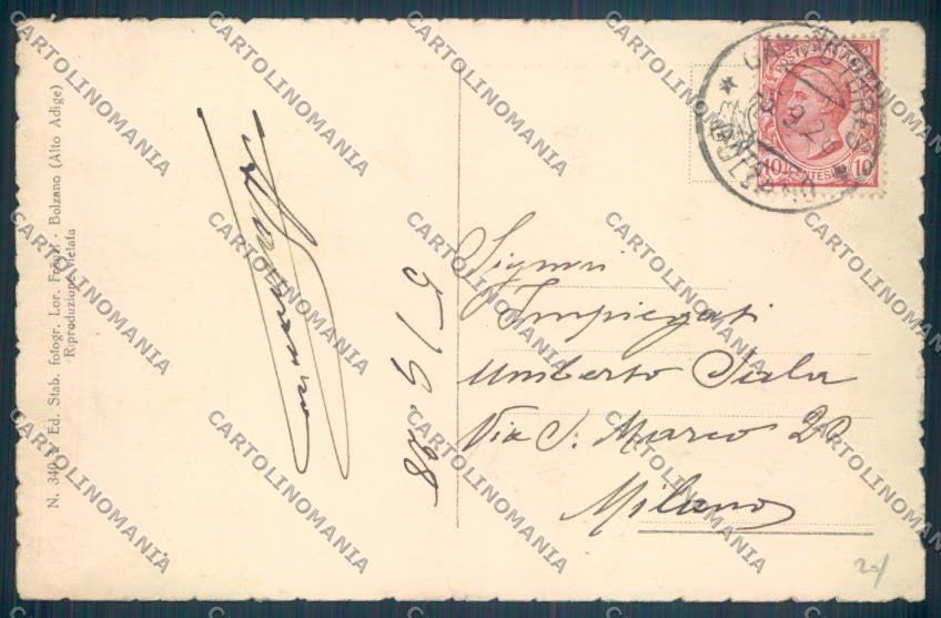 Bolzano Campo Tures cartolina ZB0054 – retro