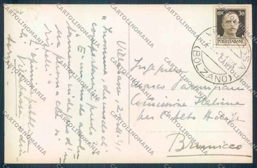 Bolzano Villabassa Foto cartolina ZB0121 – retro