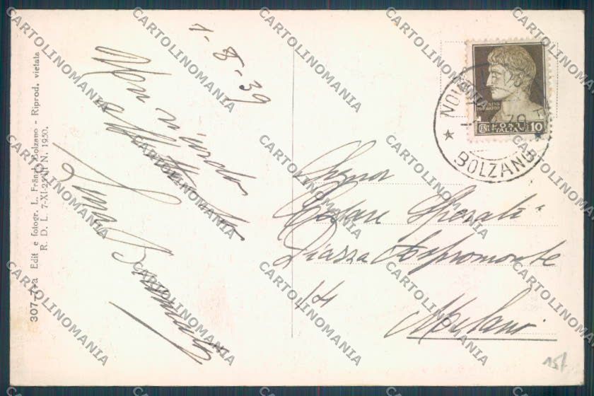 Bolzano Nova Levante cartolina ZB0158 – retro