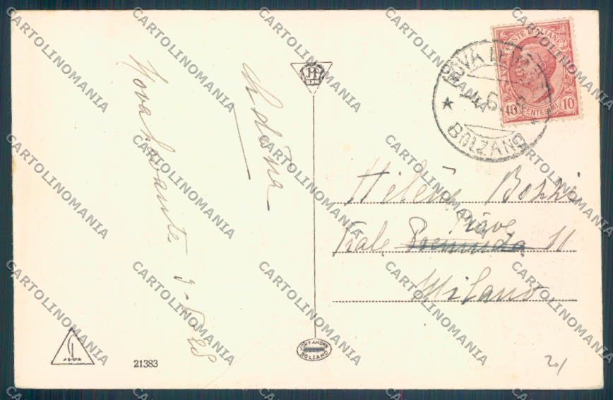 Bolzano Nova Levante cartolina ZB0167 – retro