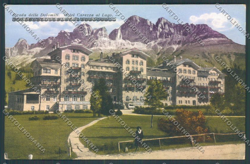 Bolzano Nova Levante Carezza cartolina ZB0198 – fronte