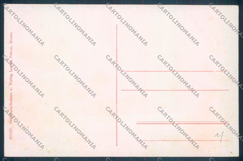 Bolzano Nova Levante Carezza cartolina ZB0198 – retro
