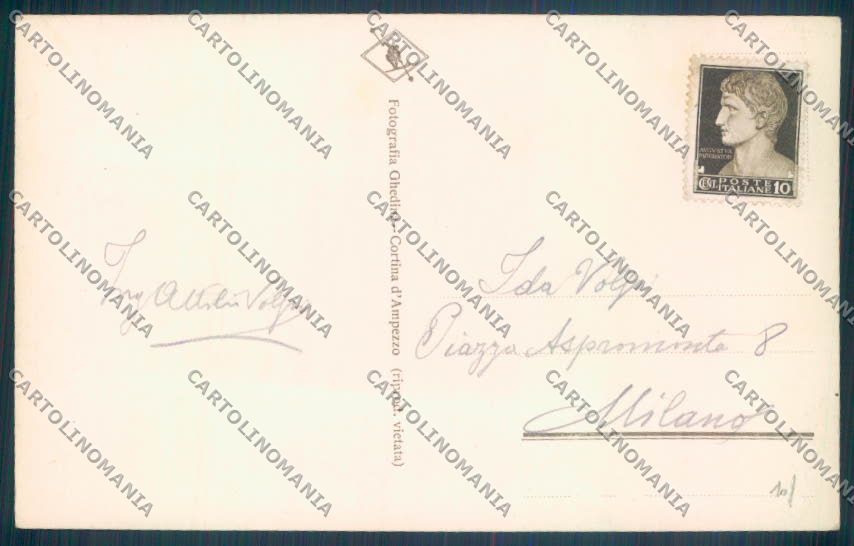 Bolzano Nova Levante Carezza Foto cartolina ZB0208 – retro