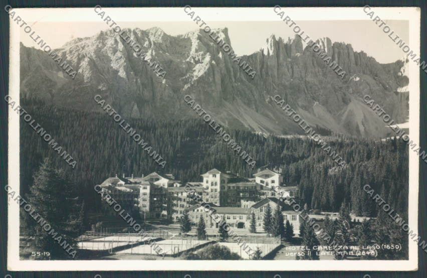 Bolzano Nova Levante Carezza Foto cartolina ZB0209 – fronte