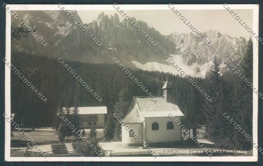 Bolzano Nova Levante Carezza Foto cartolina ZB0210 – fronte