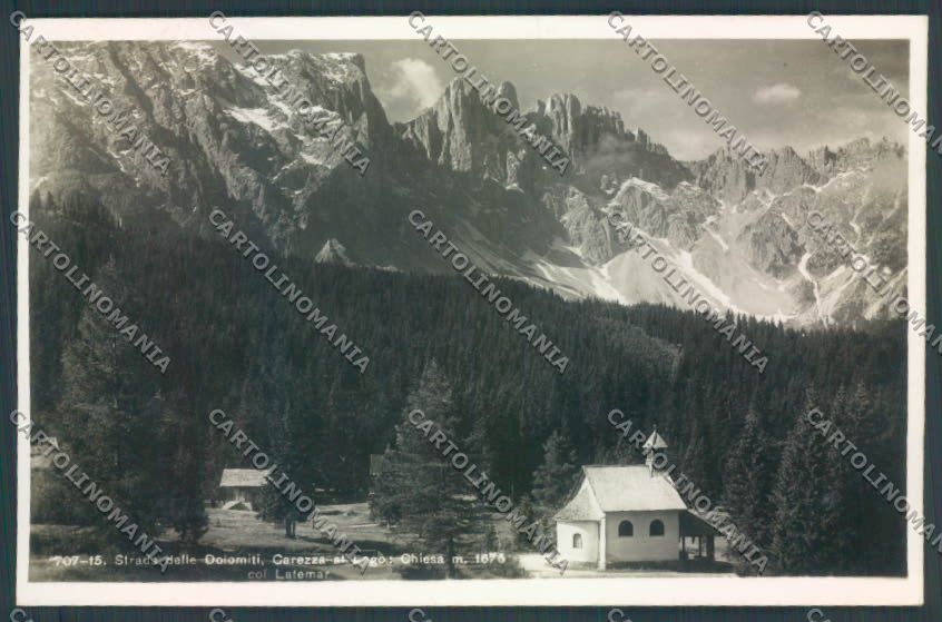Bolzano Nova Levante Carezza Foto cartolina ZB0211 – fronte