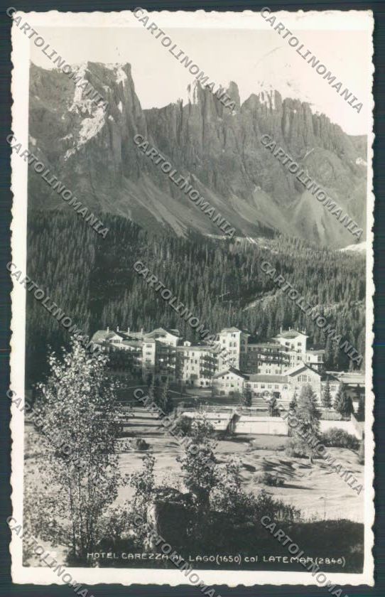 Bolzano Nova Levante Carezza Foto cartolina ZB0212 – fronte