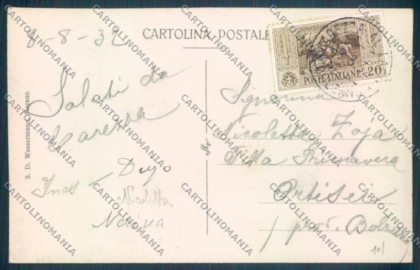 Bolzano Nova Levante Carezza Foto cartolina ZB0218 – retro
