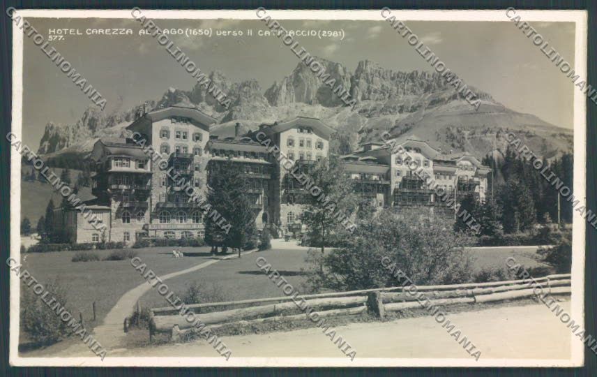 Bolzano Nova Levante Carezza Foto cartolina ZB0219 – fronte